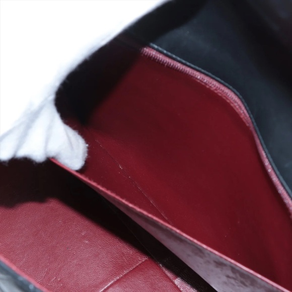 Authentic JUMBO CHANEL XL single flap lambskin black crossbody - Picture 8 of 14